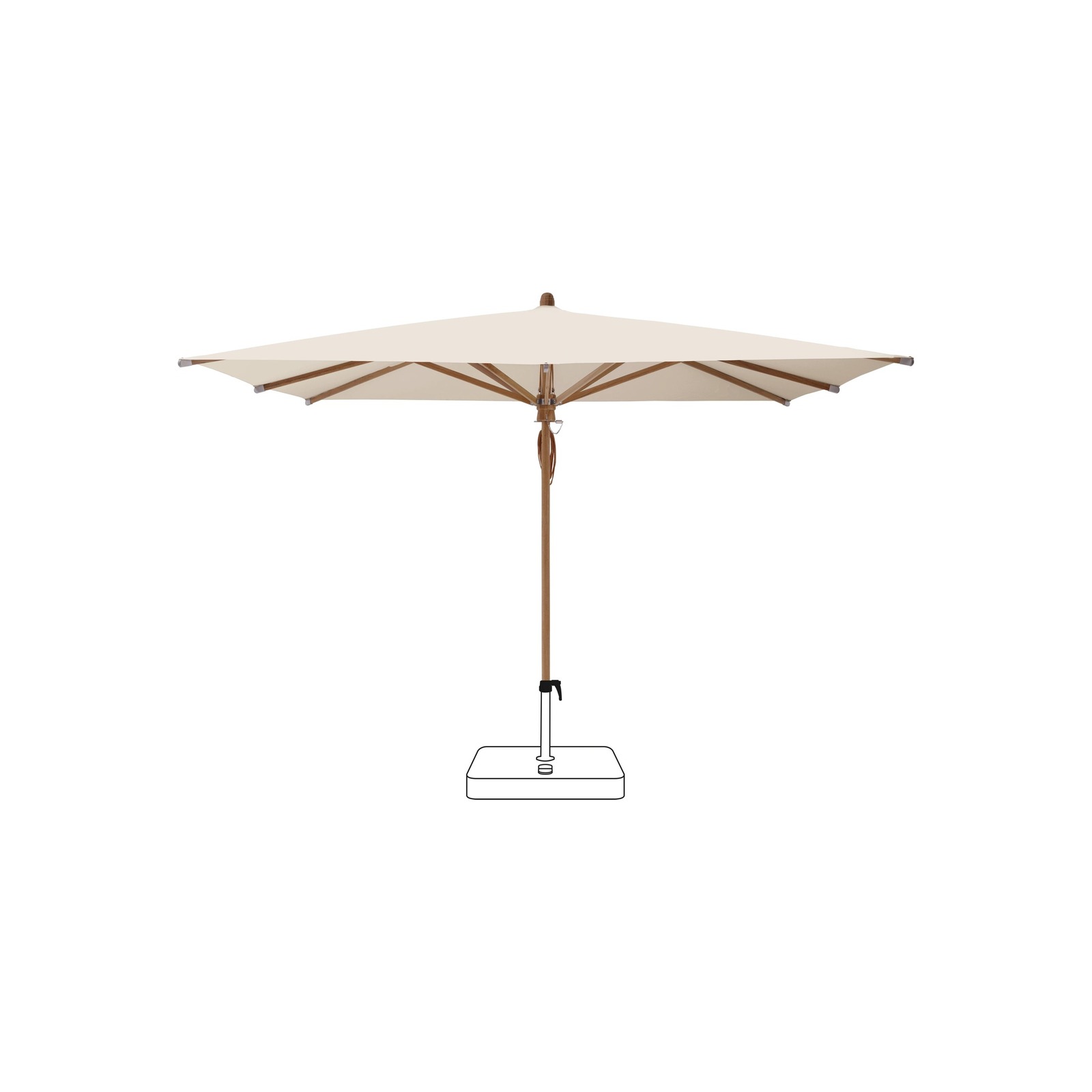 Guarda-sol TEAKWOOD - Glatz