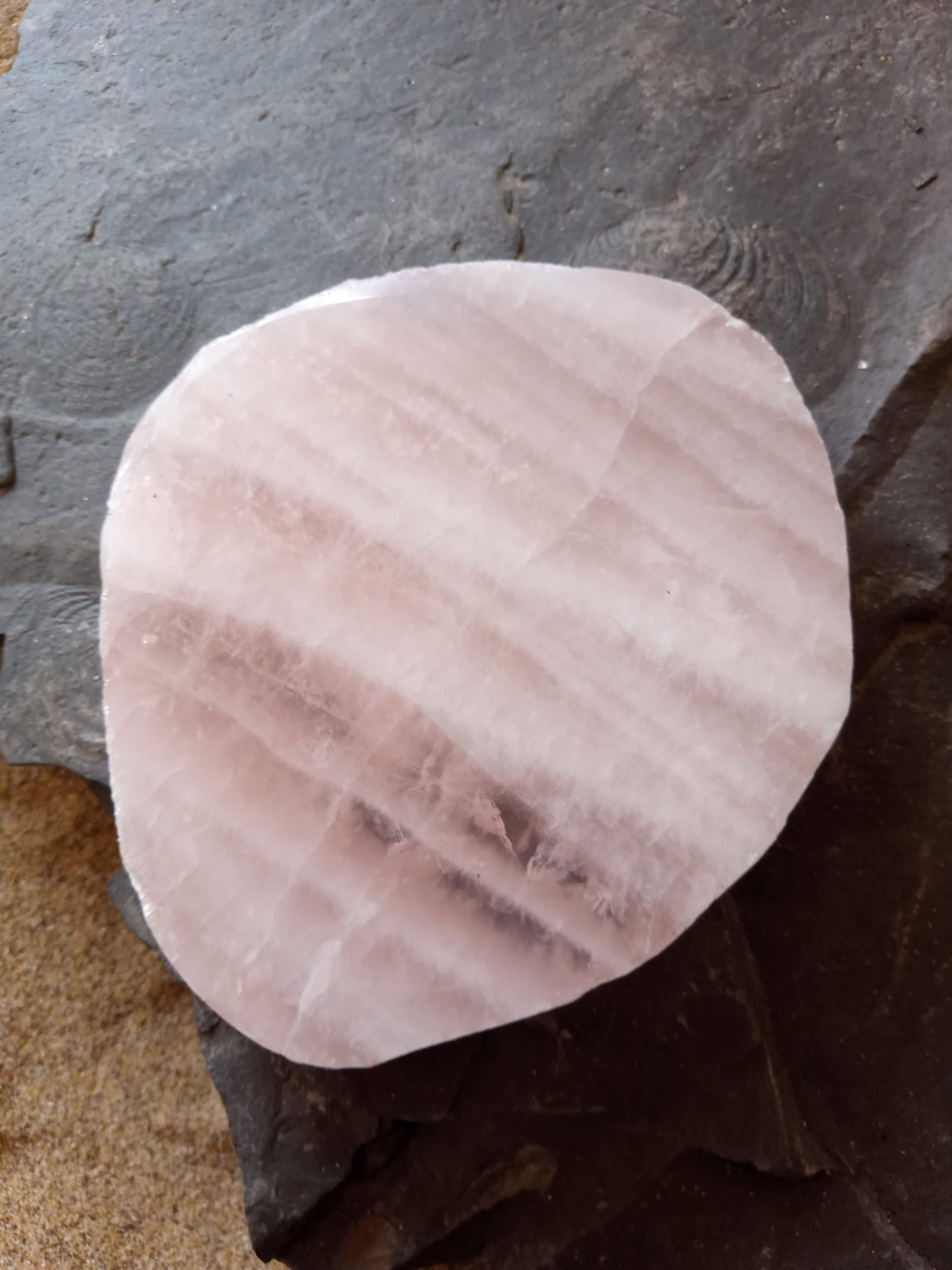 Rose Quartz Crystal Slices