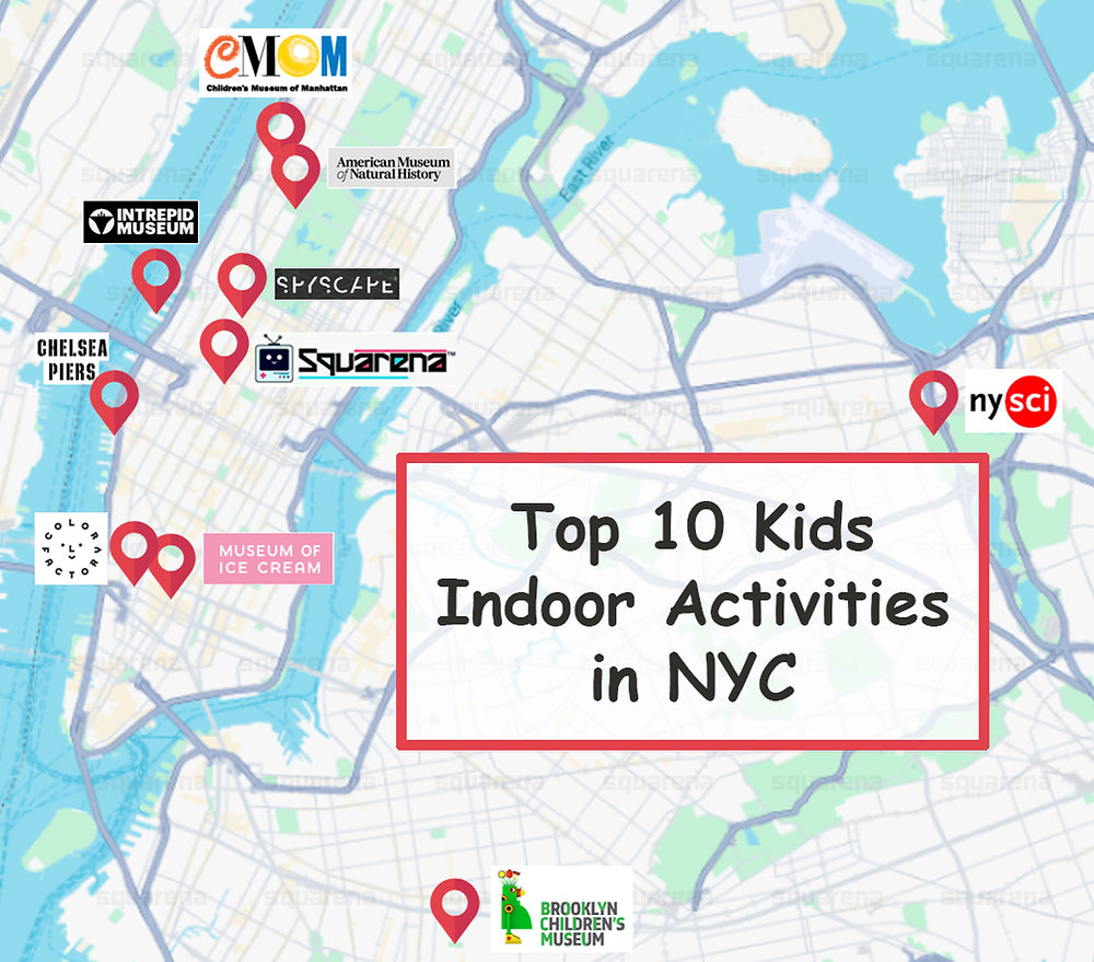 Top 10 Kids Indoor Activities in NYC - Squarena