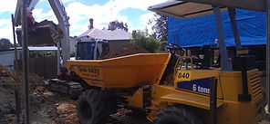 Dowling Excavations site dumper