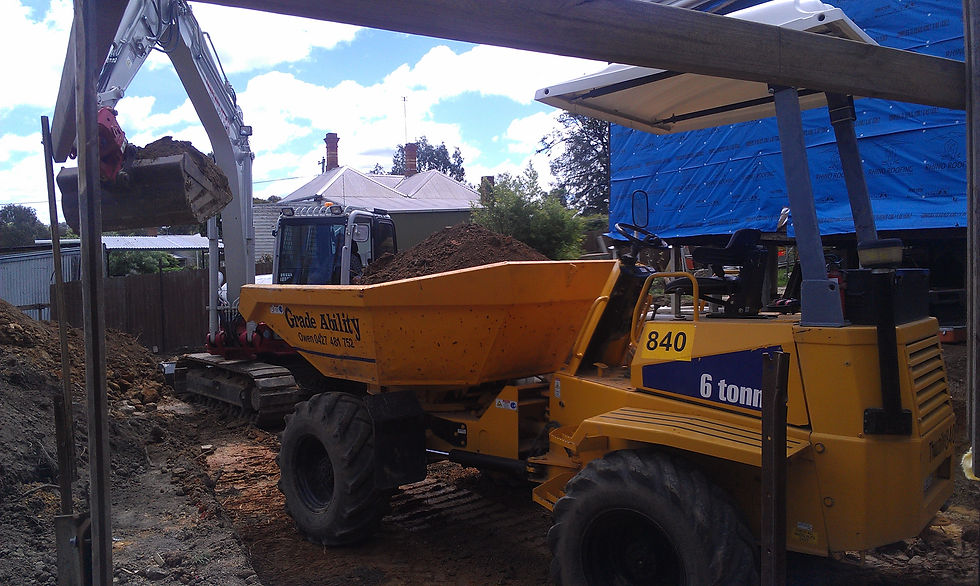 Dowling Excavations site dumper