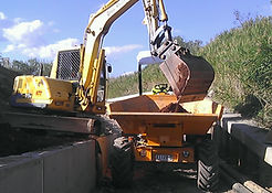 Dowling Excavations site dumper
