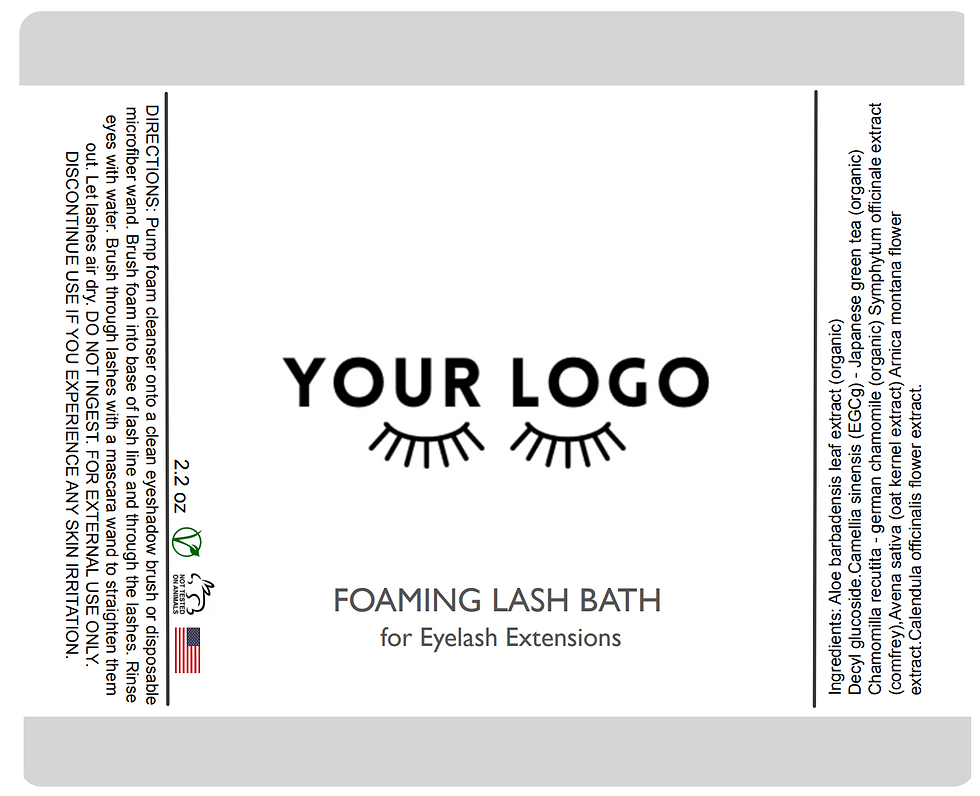 Thumbnail: Private Label Lash Extension Cleanser – Customized Lash Wash Shampoo Wholesale