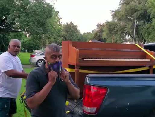 The man who moves the pianos.