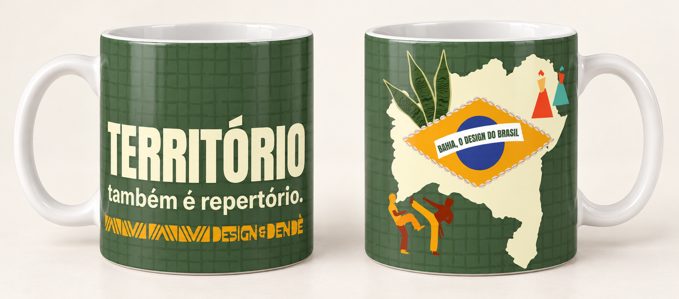 Caneca Porcelana: Território é repertório