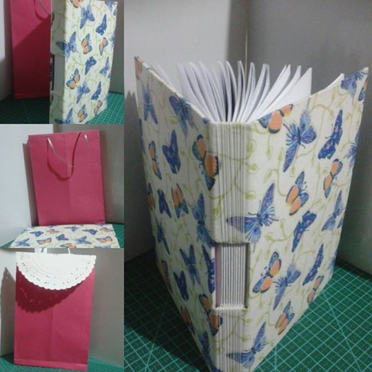 Miniatura: Encadernação Manual Artística de Caderno A5