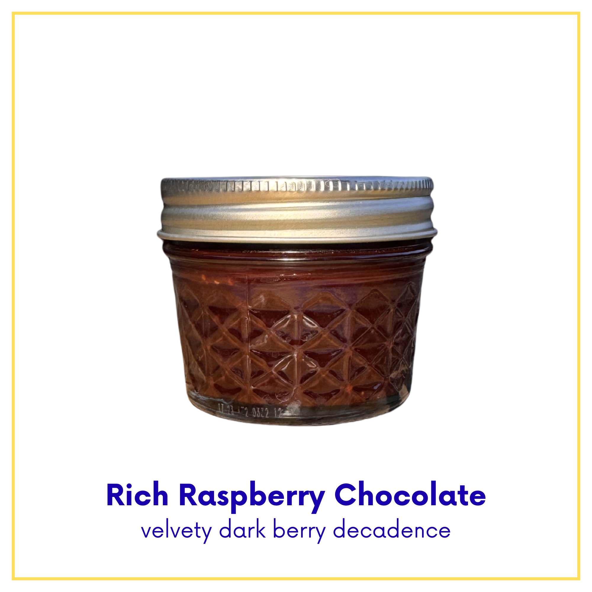 Rich Raspberry Chocolate Jam
