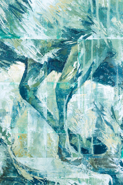 Stag rut painting by Hannah Shergold
