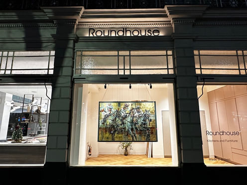 Cheltenham Gold Cup painting by Hannah Shergold