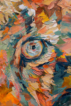 African Leopard painting by Hannah Shergold