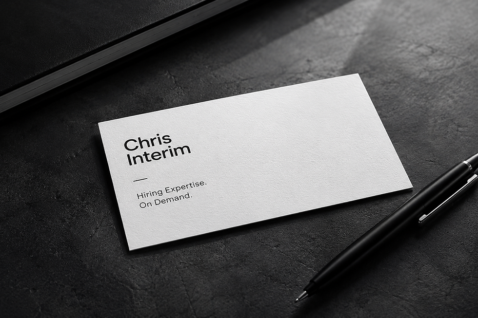 Chris Interim Business Card