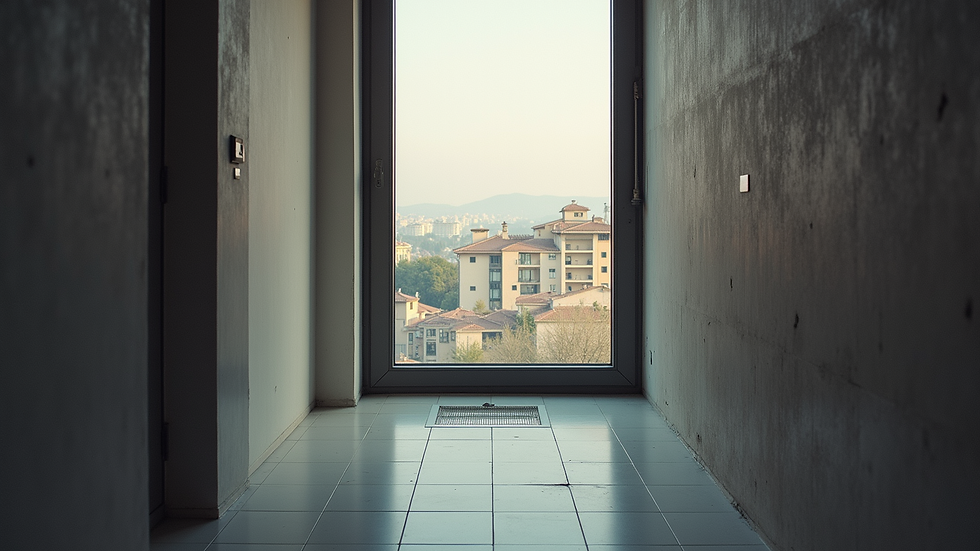 Eye-level view de jaqueta urbana com capuz e design minimalista