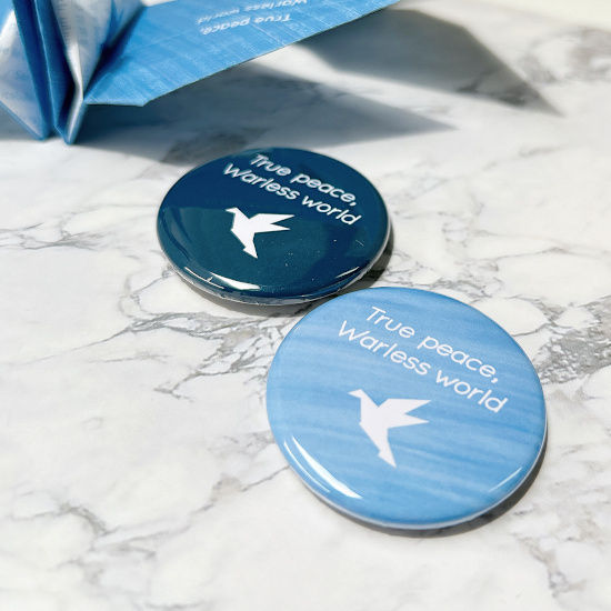 サムネイル： Peace Bird Badge 2色セット