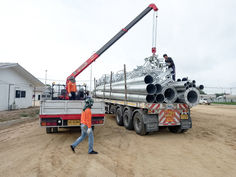 เสา High Mast สูง 30 เมตร จ.เชียงราย