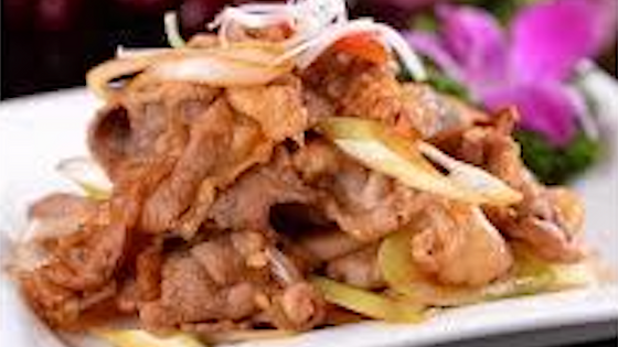 葱爆牛 Beef with Assorted Onions