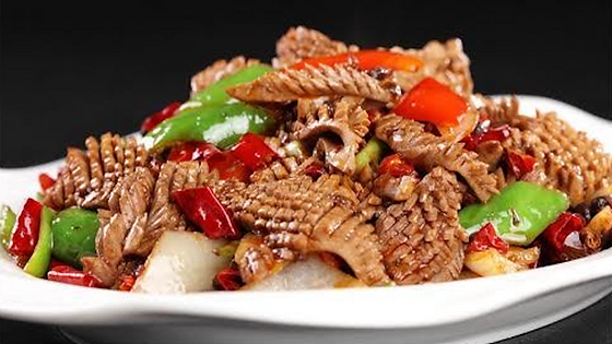 火爆腰花 Stir-Fried Pig Kidney with Picked Chili