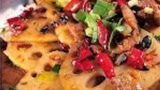 干锅莲藕 Lotus Root with Hot Chili Pepper