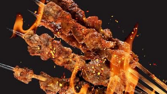 烤羊肉串 Lamb Skewer (6)
