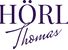 Zu sehen ist hier mein Logo, auf dem in Großbuchstaben mein Nachname und darunter in schräger Schrift, mein Vorname zu lesen ist.