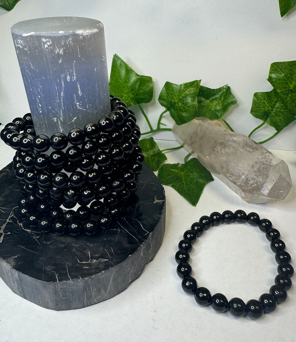 Thumbnail: Jet Bracelet 8mm