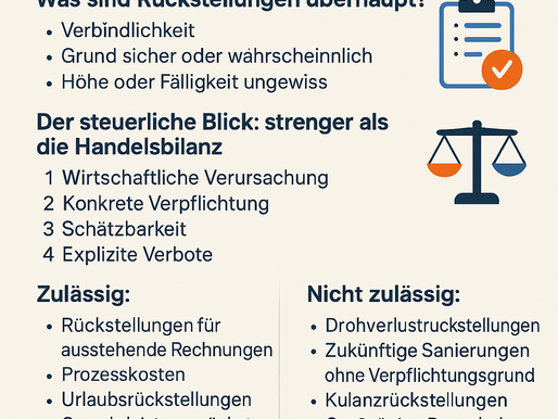 steuerliche Rückstellung reiss steuerkanzlei 