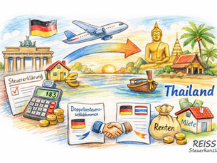 Auswanderung Thailand Beratung haus Buddha REISS Steuerkanzlei