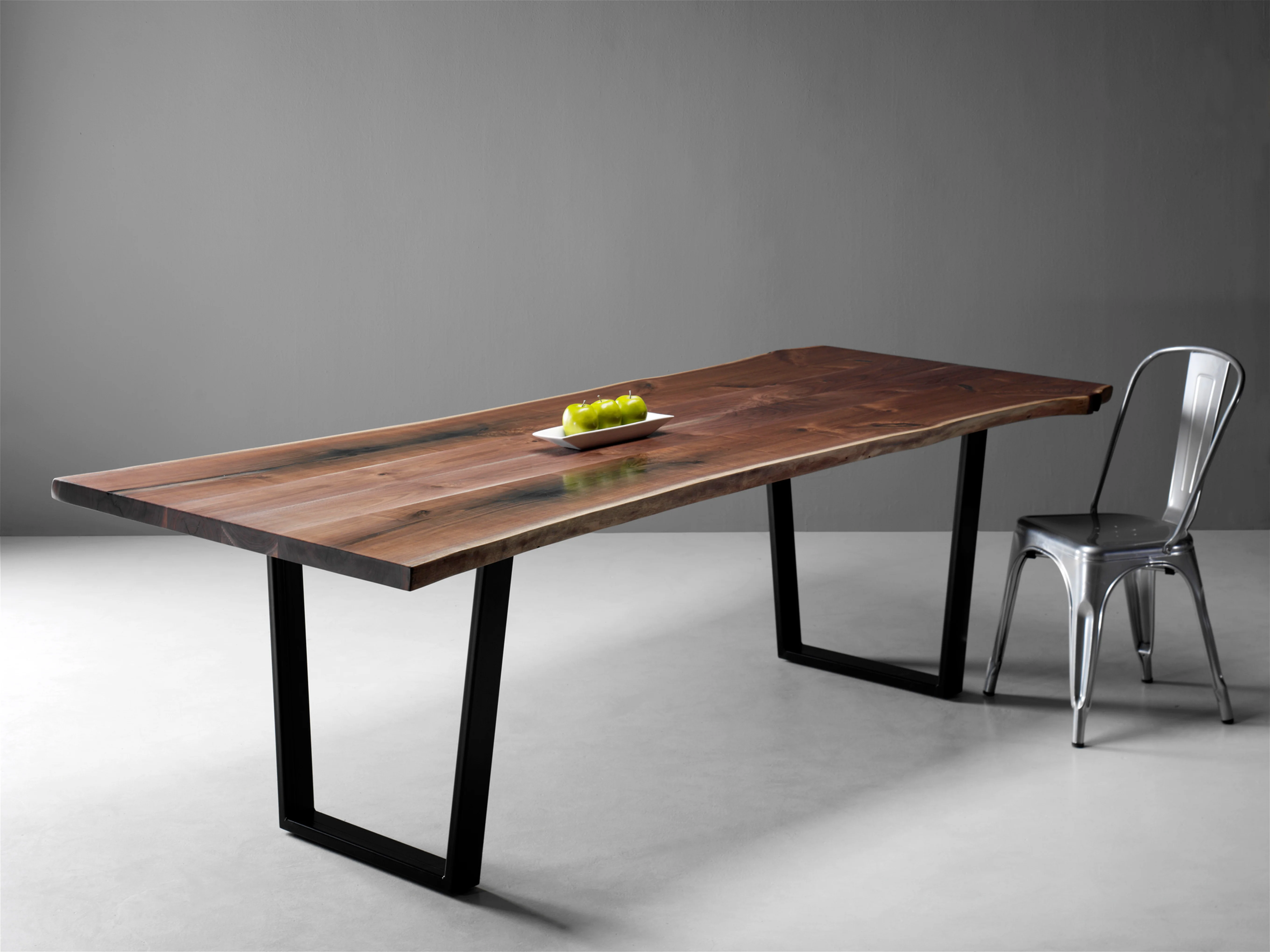 Live Edge Black Walnut Dining Table Kccustomhardwoods