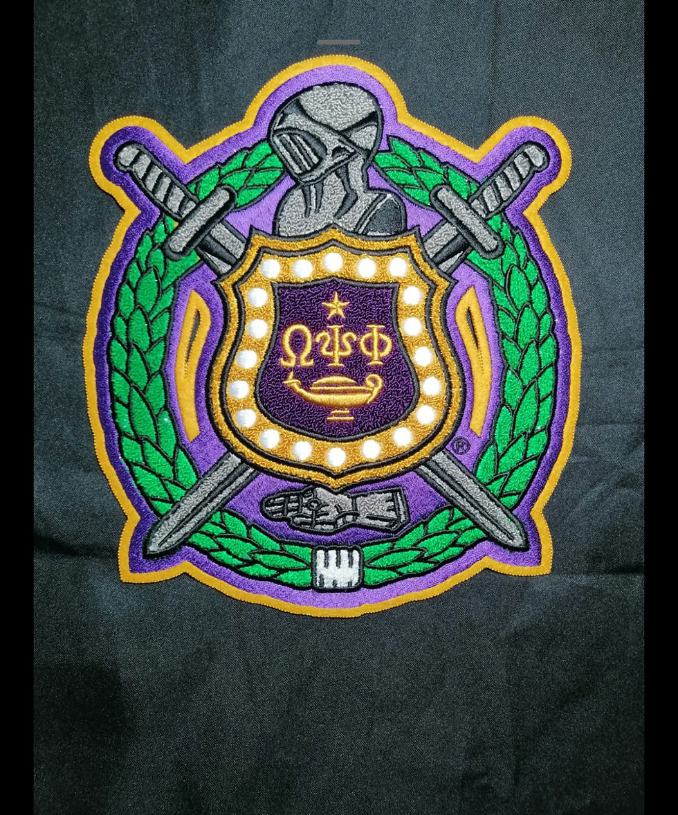 Thumbnail: Purple Omega Chenille Sweatshirt 