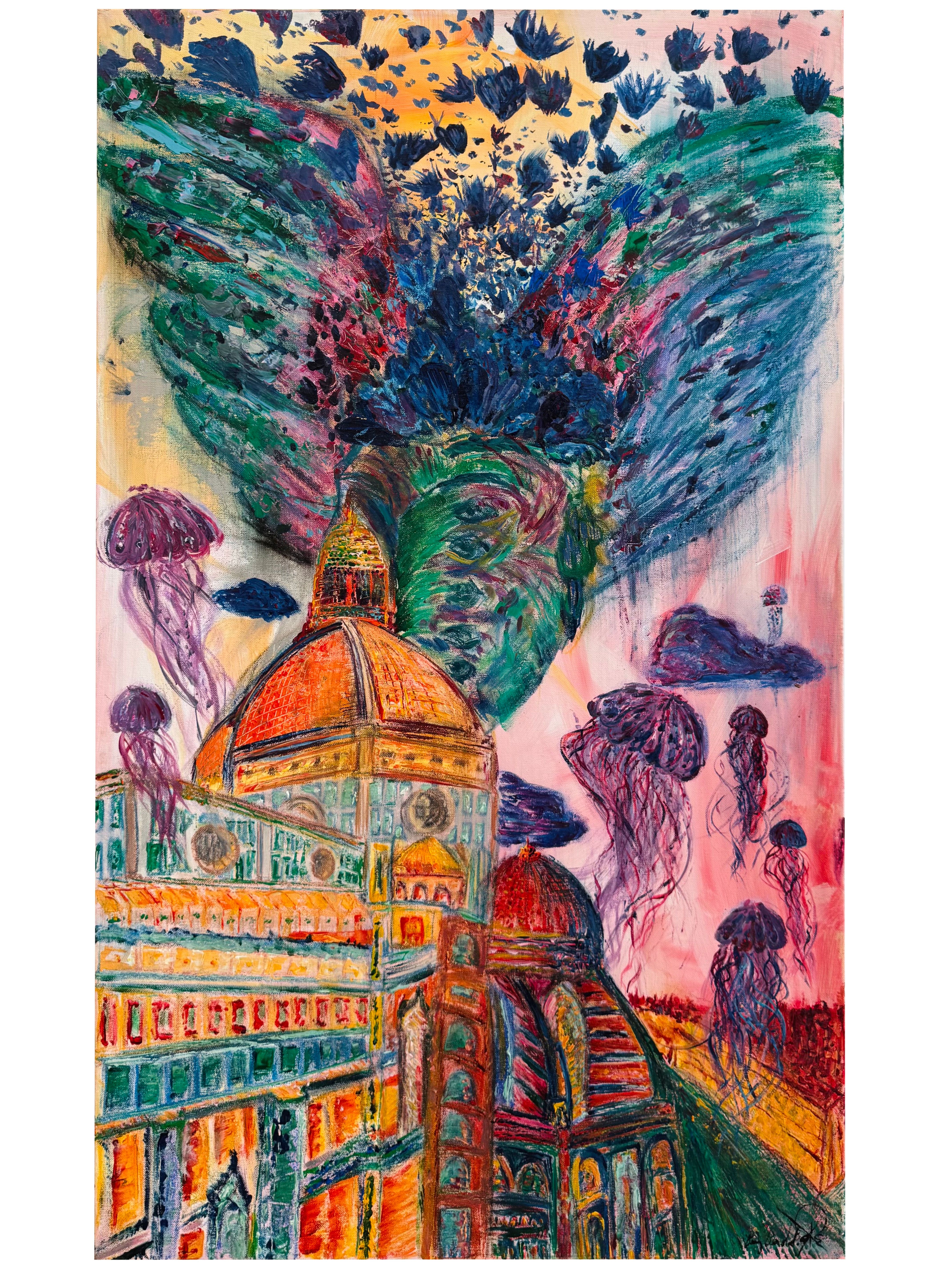 The Angel of Florence - 23.6 x 39.3 in