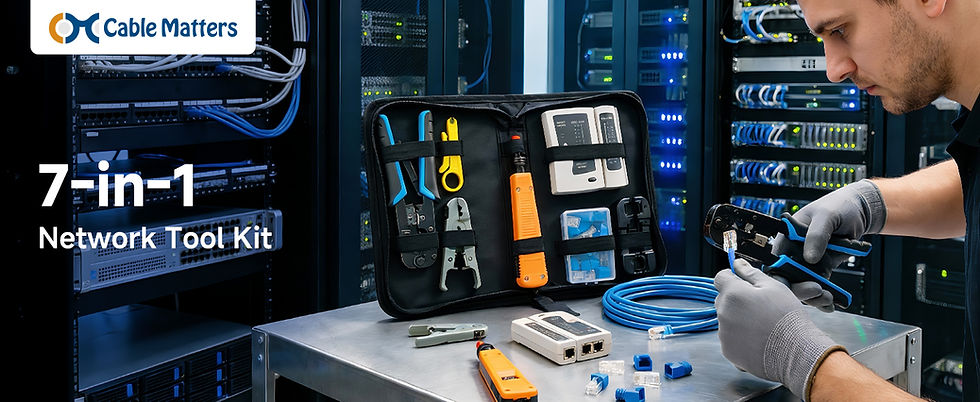 Thumbnail: Cable Matters 7-in-1 Network Tool Kit