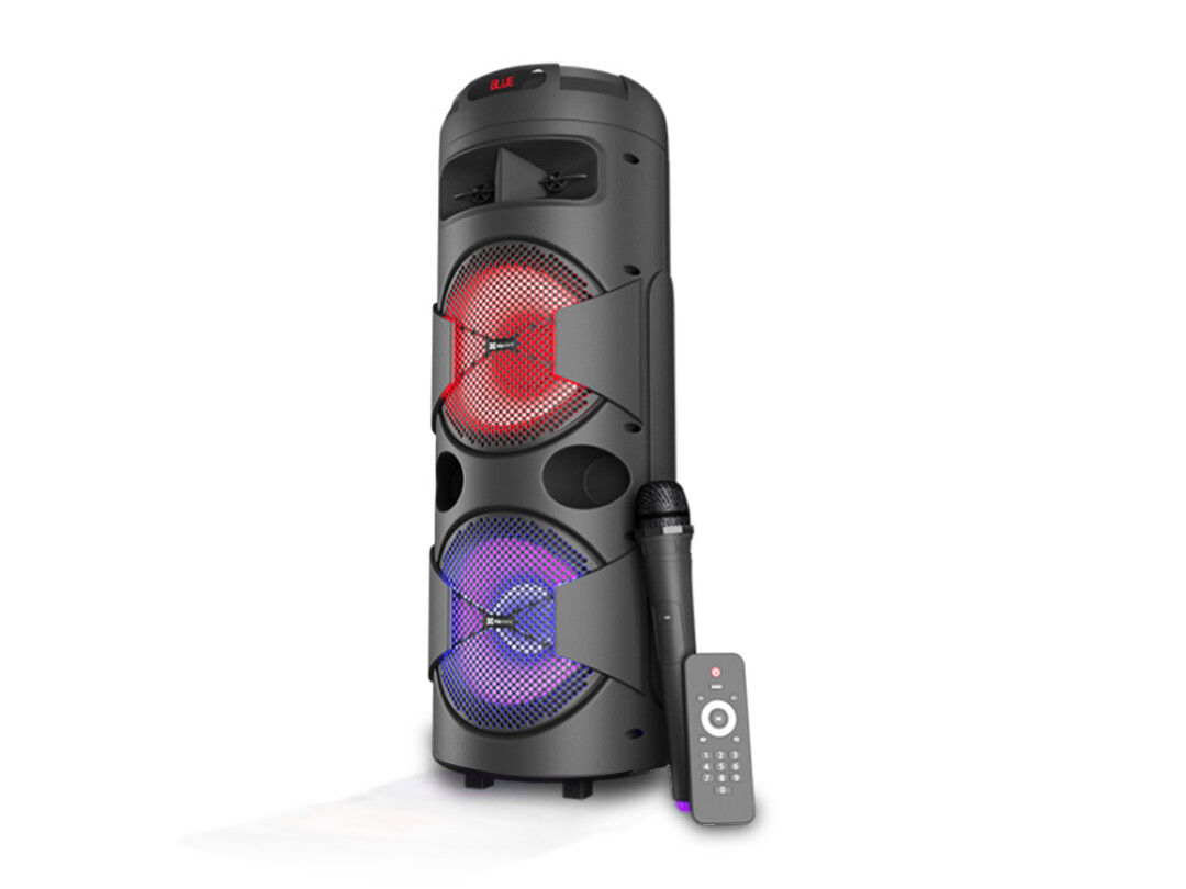 Klip Xtreme Speaker KLS-601 Portable Party speaker 2x8" Wireless Mic