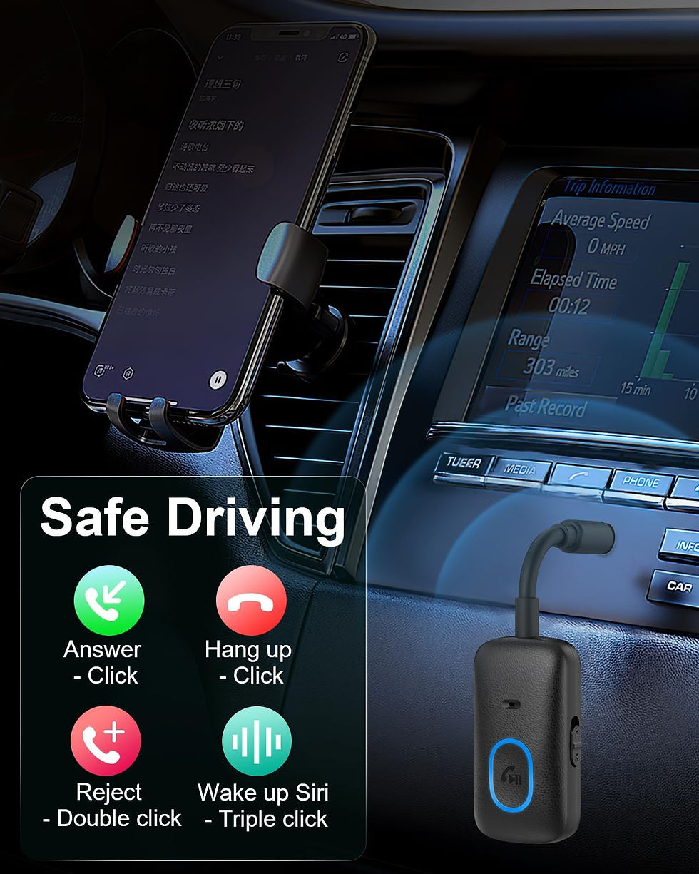 Thumbnail: Ankilo J56 Bluetooth Receiver and Transmitter 2-in-1
