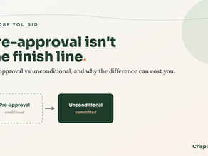 Pre-Approval vs Unconditional Approval, and Why the Difference Matters