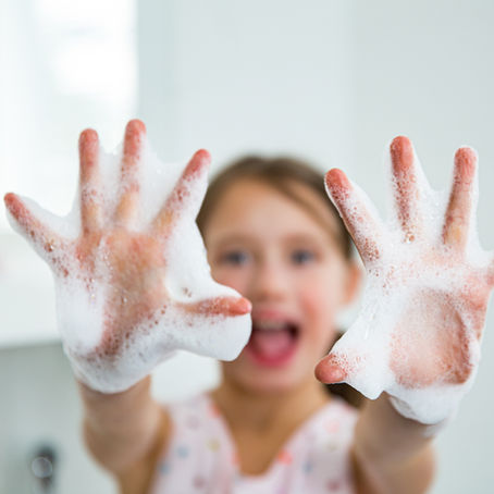 BBC article on children's handwashing and skin damage