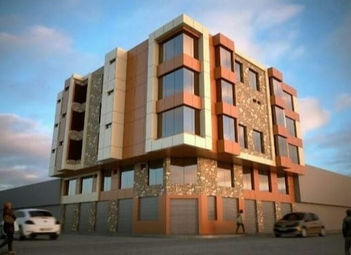 Render de edificio - Fachada