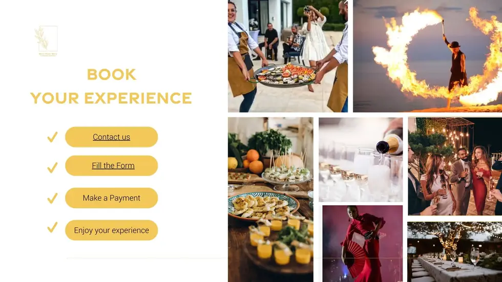 Book your private chef or catering marbella