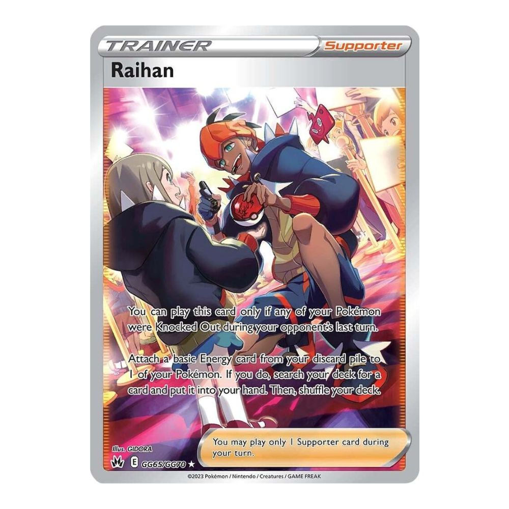 Raihan (Ultra Rare) Pokemon card from Crown Zenith: Galarian Gallery GG65/GG70. Near mint Condition. Available at NextHit.