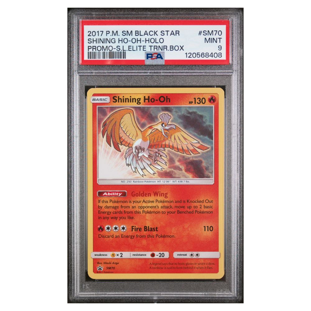 Shining Ho-oh SM Promos SM70 PSA 9. Best Prices and Rewards at NextHit.