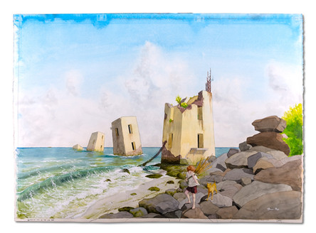 Gathering Fuel By The Old Fort