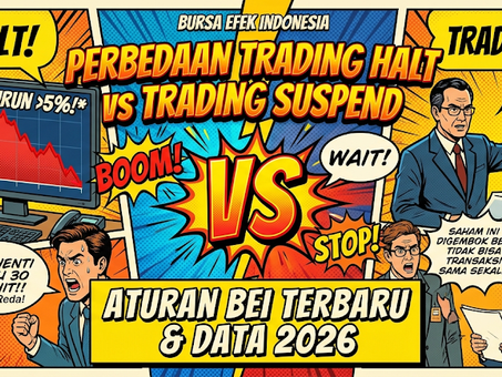 Perbedaan Trading Halt dan Trading Suspend