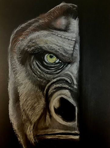 Gorilla Original Artwork part of the Eyecon Series