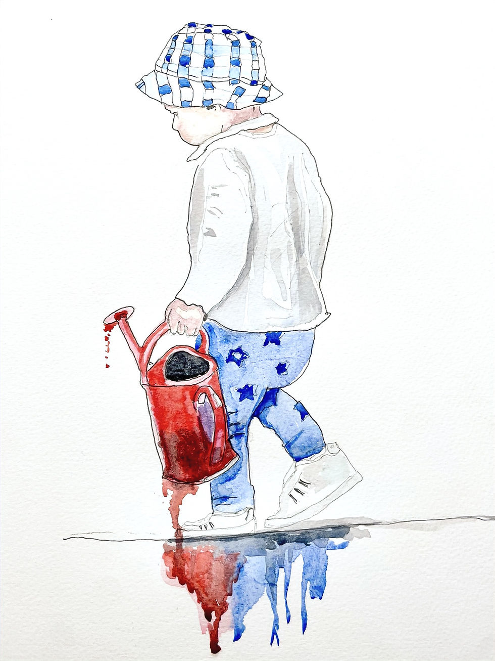 The pre detailing version of The Watering Can