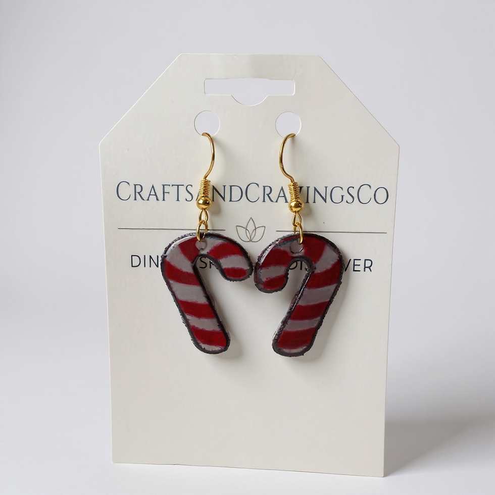 Thumbnail: Christmas resin earrings