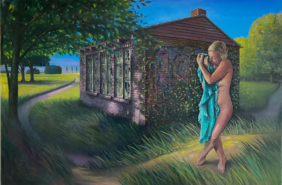 DARKNESS III _ SOLACE _ 150 x 100 cm _ 2022 _ Oil on canvas