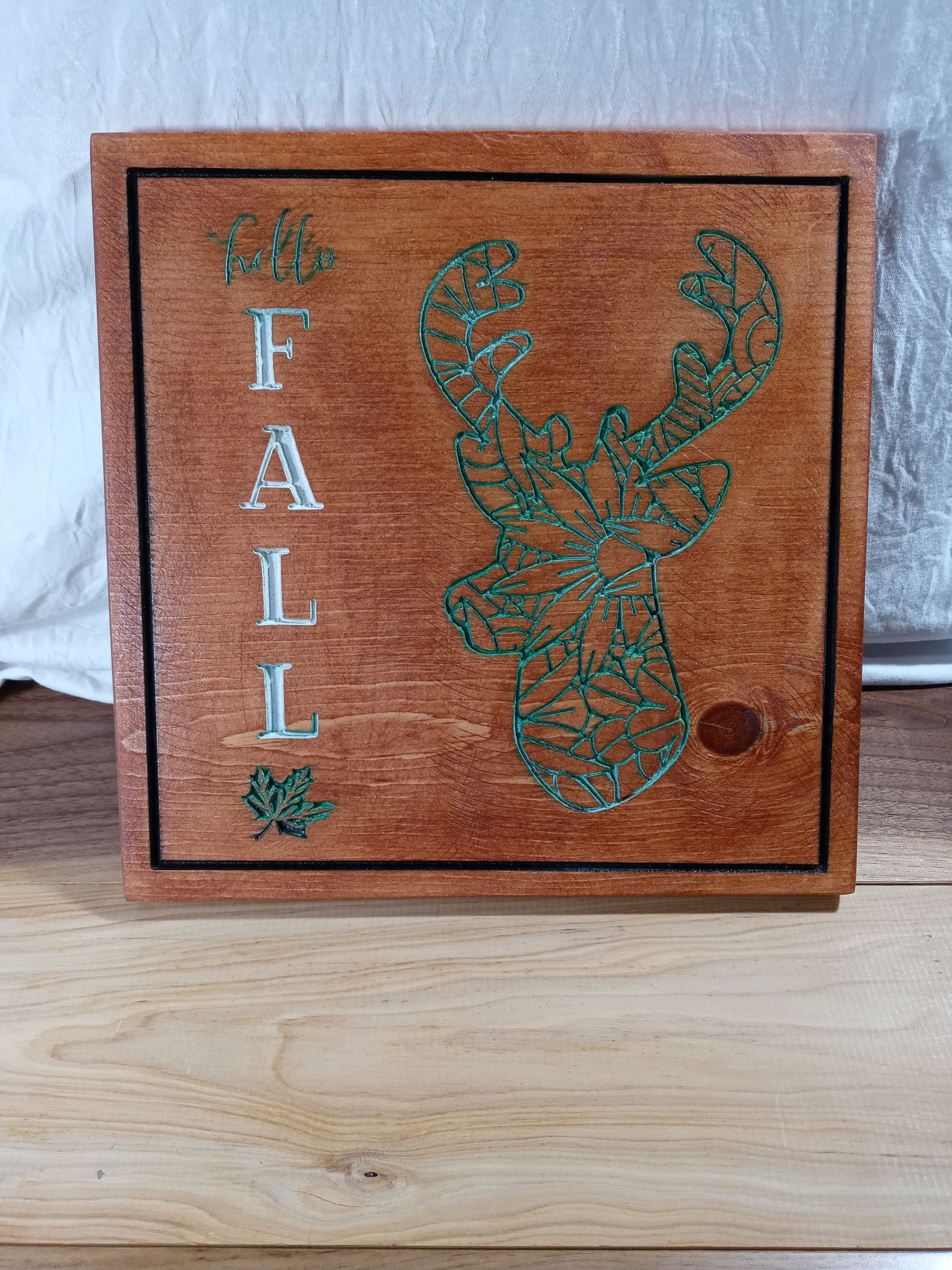 Hello Fall wall plaque