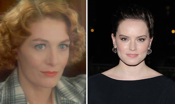 Vanessa Redgrave (1974) and Daisy Ridley (2017)