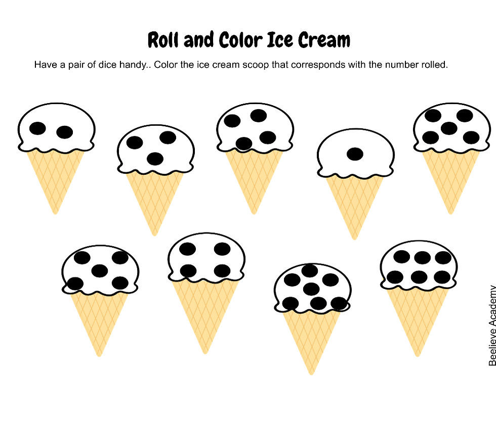 Thumbnail: Mini Ice Cream Sensory Kit with No Prep Printable Lesson Plan