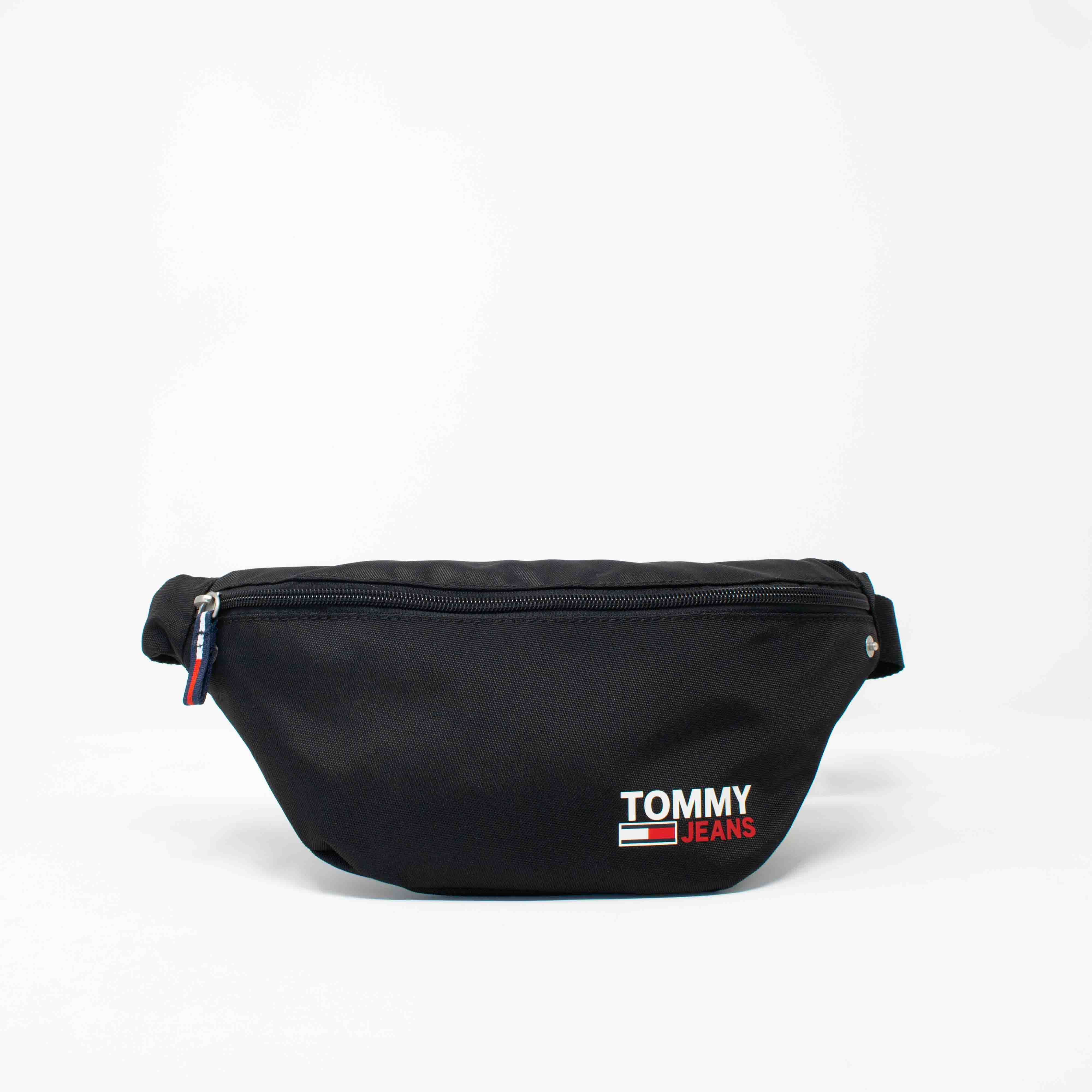 Cangurera Tommy Hilfiger negra | totbagonline