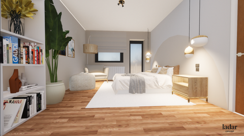 Rendus 3D Chambre parentale - Ladar concept