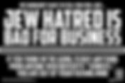 gabedraws - Jew hatred is bad for business (black bakground).jpeg | Hatikvah Sticker Col